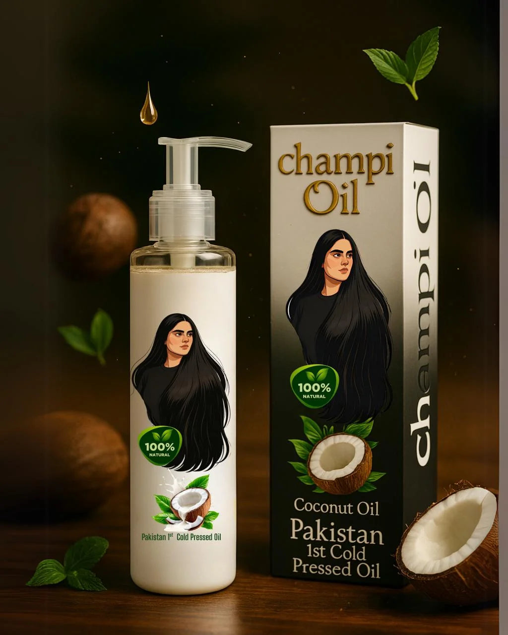‏Champi Oil Triple Sourced Coconut Oil