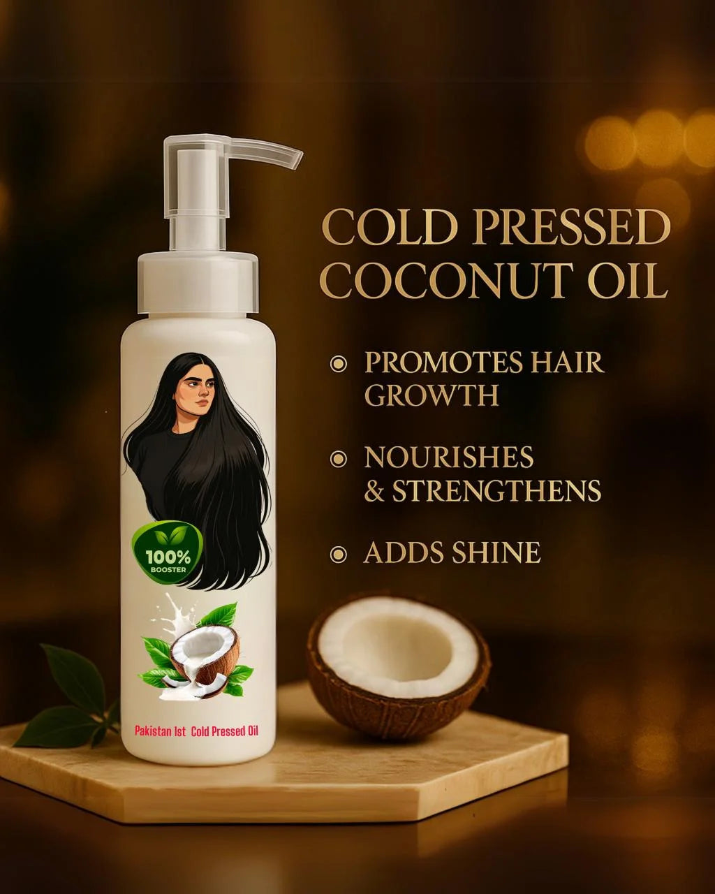 ‏Champi Oil Triple Sourced Coconut Oil